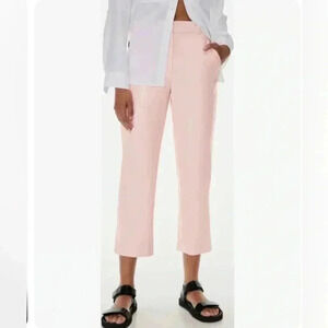 Aritzia Babaton Vegan leather  Command Pants in Poetic pink Size 8 NWOT